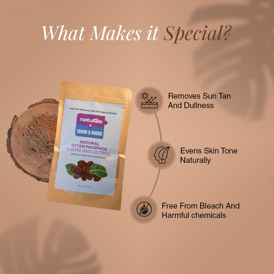 Coffee and Licorise Detan Facepack