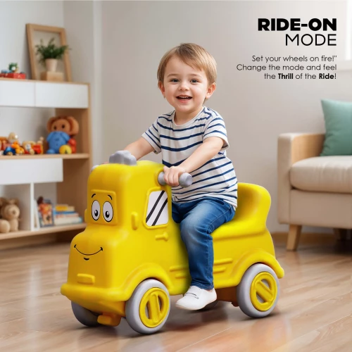 All-in-One Rider, Rocker & Balance Board – Yellow All-in-One Rider, Rocker & Balance Board – Yellow
