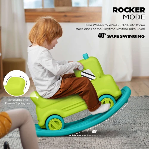 All-in-One Rider, Rocker & Balance Board – Green All-in-One Rider, Rocker & Balance Board – Green