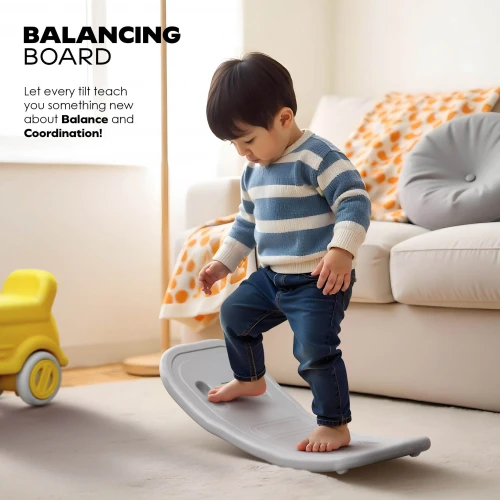 All-in-One Rider, Rocker & Balance Board – Yellow All-in-One Rider, Rocker & Balance Board – Yellow