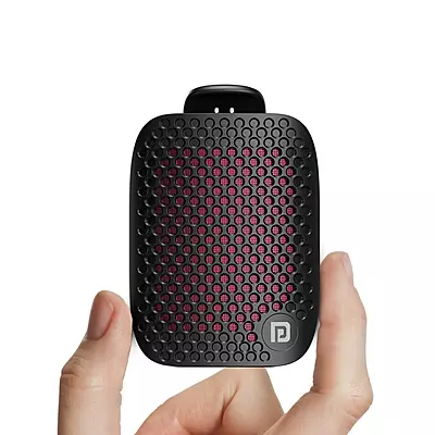 Portronics Talk Five 3W Wearable Bluetooth Speaker with Mic (Black)
