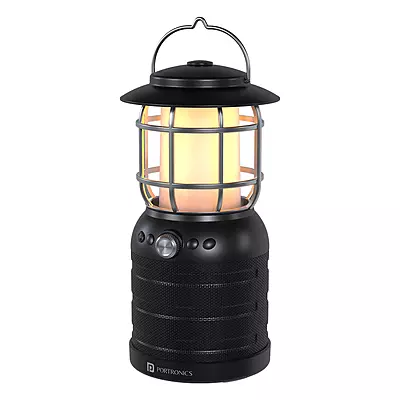 Portronics ilumi II 16W HD Sound Bluetooth Speaker With LED Lamp (Black)