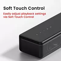 Portronics Sound Slick 8 80W Soft Touch Control Bluetooth Soundbar (Black) Portronics Sound Slick 8 80W Soft Touch Control Bluetooth Soundbar (Black)
