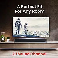 Portronics Sound Slick 8 80W Soft Touch Control Bluetooth Soundbar (Black) Portronics Sound Slick 8 80W Soft Touch Control Bluetooth Soundbar (Black)