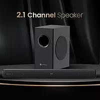 Portronics Pure Sound 107 | 200W Soundbar with Subwoofer Portronics Pure Sound 107 | 200W Soundbar with Subwoofer