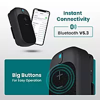 Portronics Talk Four 2W Wearable Bluetooth Speaker with Mic, Portable Speaker with Microphone Portronics Talk Four 2W Wearable Bluetooth Speaker with Mic, Portable Speaker with Microphone