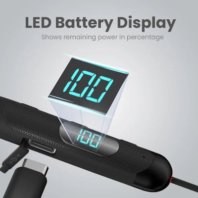 Portronics Harmonics Z8 Bluetooth Earphones - 40H Playback, Magnetic, LED Display, IPX4, Fast Charging (Black) Portronics Harmonics Z8 Bluetooth Earphones - 40H Playback, Magnetic, LED Display, IPX4, Fast Charging (Black)