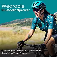 Portronics Talk Four 2W Wearable Bluetooth Speaker with Mic, Portable Speaker with Microphone Portronics Talk Four 2W Wearable Bluetooth Speaker with Mic, Portable Speaker with Microphone