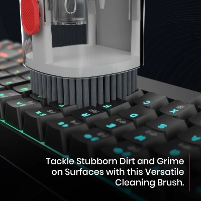 Portronics Clean T 21 in 1 Smart Multifunctional Gadget Cleaning Kit for Laptops, Smartphones, Keyboard, Earbuds, Earphone, Camera Lens, Mist Spray, Air Blower, Long Brush, Key Puller (Black) Portronics Clean T 21 in 1 Smart Multifunctional Gadget Cleaning Kit for Laptops, Smartphones, Keyboard, Earbuds, Earphone, Camera Lens, Mist Spray, Air Blower, Long Brush, Key Puller (Black)