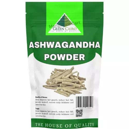 Green Cairo Ashwagandha Powder โ Natural Ayurvedic Health Supplement โ 100g Green Cairo Ashwagandha Powder โ Natural Ayurvedic Health Supplement โ 100g