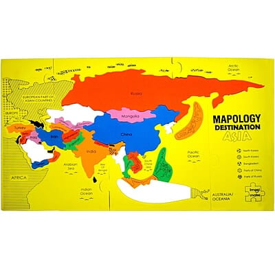 Asia Map Puzzle Asia Map Puzzle