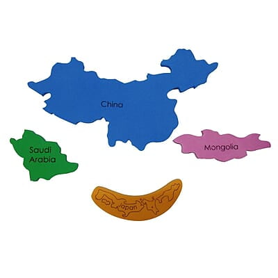 Asia Map Puzzle Asia Map Puzzle