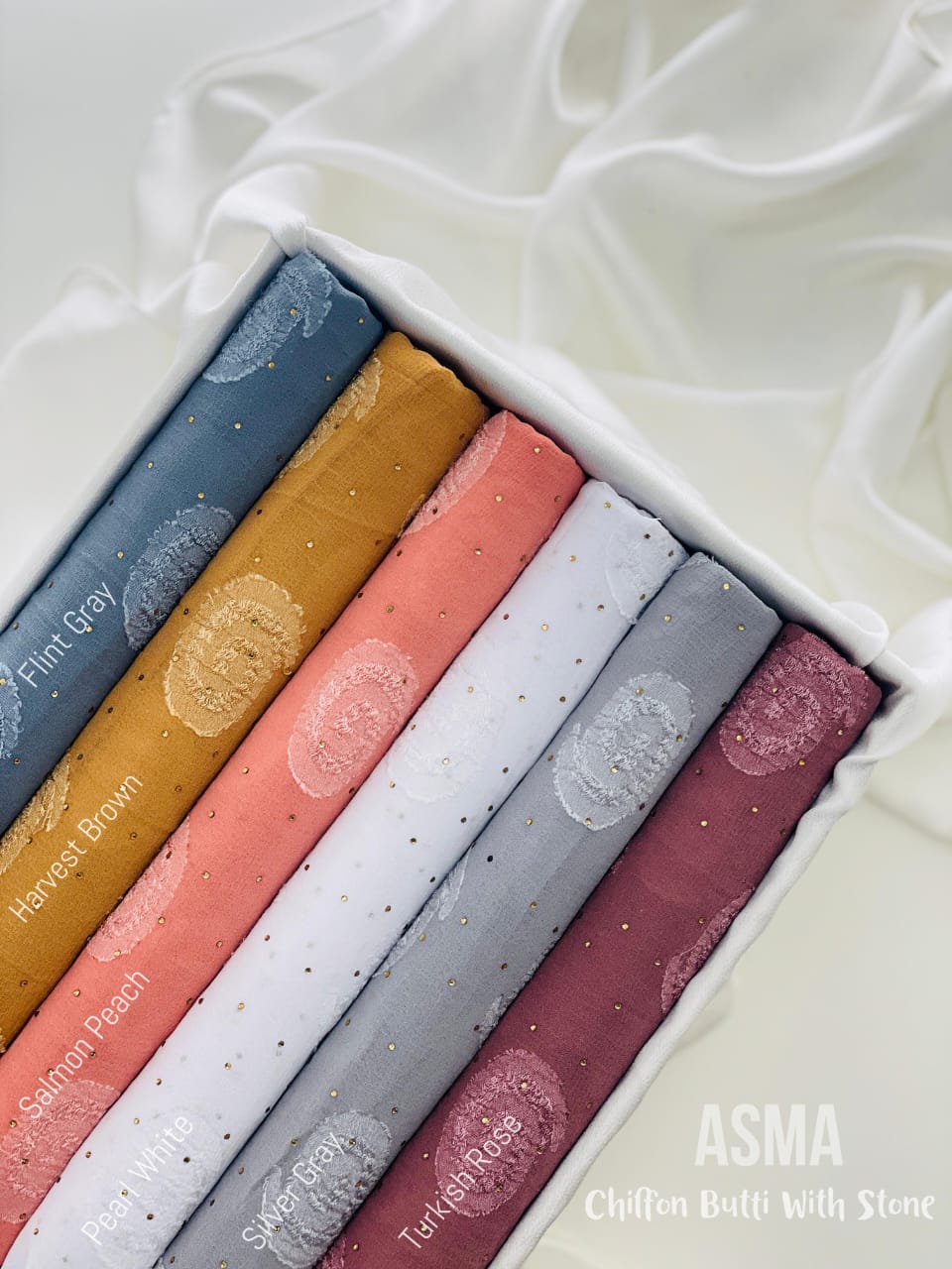 Premium Chiffon Butti With Stones Hijab