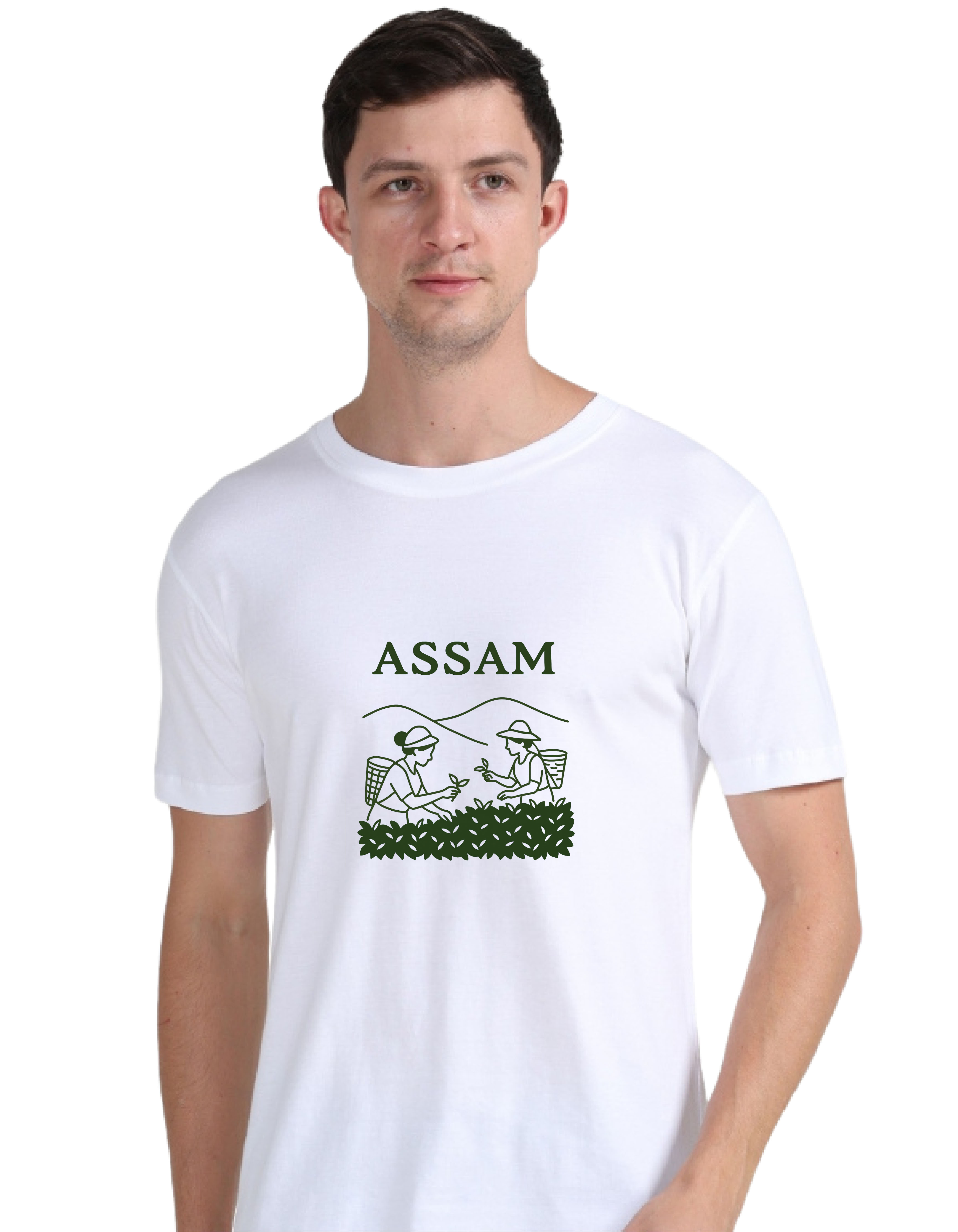 White Assam T-Shirt