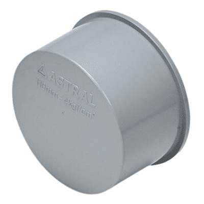 Astral Aquasafe End Cap, 110mm, 4" Inch, 4 Kg, Moulded Fittings