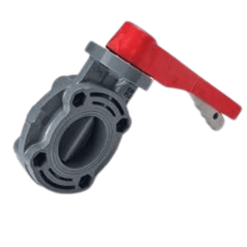Astral Std. Butterfly Valve EPDM W/Handle, 100mm, 4" Inch, CPVC Fittings