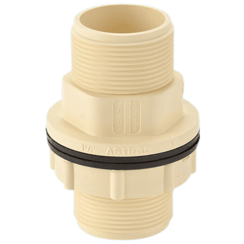 Astral Tank Adaptor (THDxTHD), 40mm, 1-1/2" Inch, CPVC Fittings