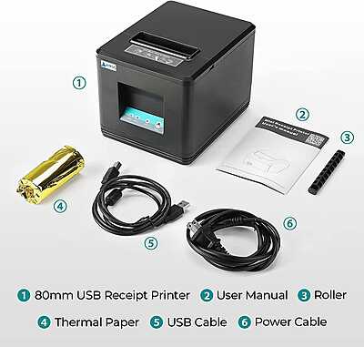 Atpos AT-301 80mm (3 Inch) Thermal Receipt Printer | USB/Bluetooth Interface Atpos AT-301 80mm (3 Inch) Thermal Receipt Printer | USB/Bluetooth Interface