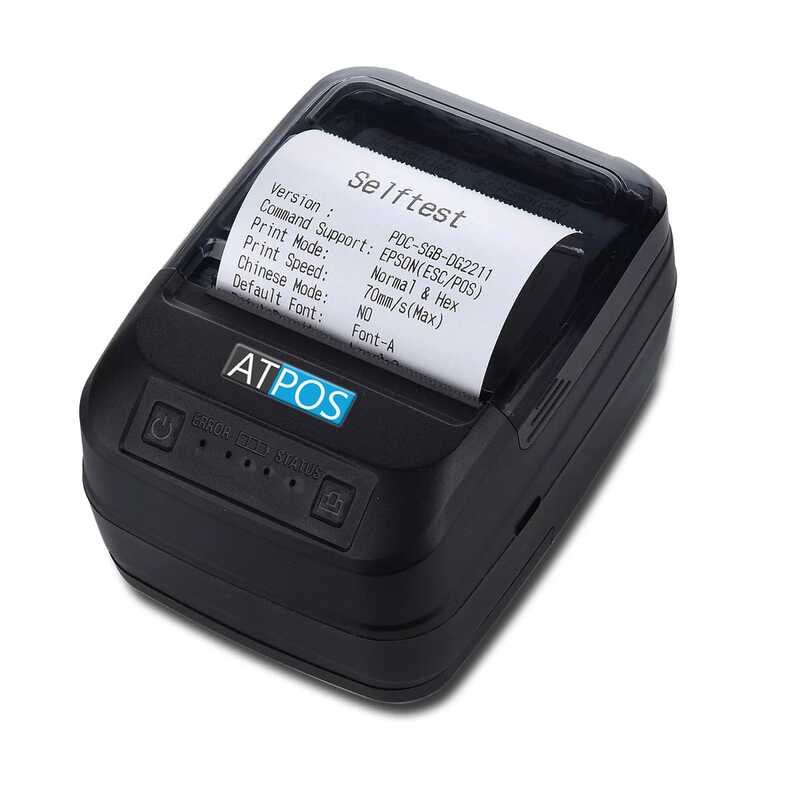 Atpos HL450 58mm Portable Thermal Receipt Printer | Bluetooth | Rechargeable Atpos HL450 58mm Portable Thermal Receipt Printer | Bluetooth | Rechargeable