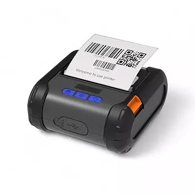Atpos L80 80mm Portable Dual Mode Bluetooth Thermal Receipt + Label Printer | Wireless Printing | 3 Inch