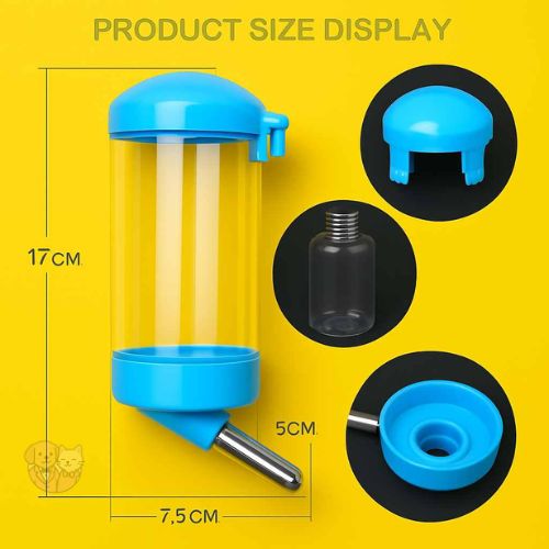 Automatic Pet Water Bottle โ 350โฏml for Dog, Cat, Rabbit & Small Pets Automatic Pet Water Bottle โ 350โฏml for Dog, Cat, Rabbit & Small Pets