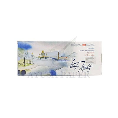 White Nights Watercolor Tubes 10 ML 12 Shades White Nights Watercolor Tubes 10 ML 12 Shades