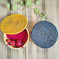 Moonj Lidded Basket