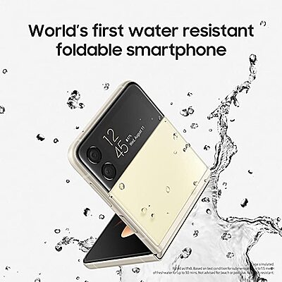 Samsung Galaxy Z Flip3 5G (Cream, 8GB RAM, 128GB Storage) Samsung Galaxy Z Flip3 5G (Cream, 8GB RAM, 128GB Storage)