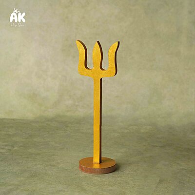 Wooden Trishul