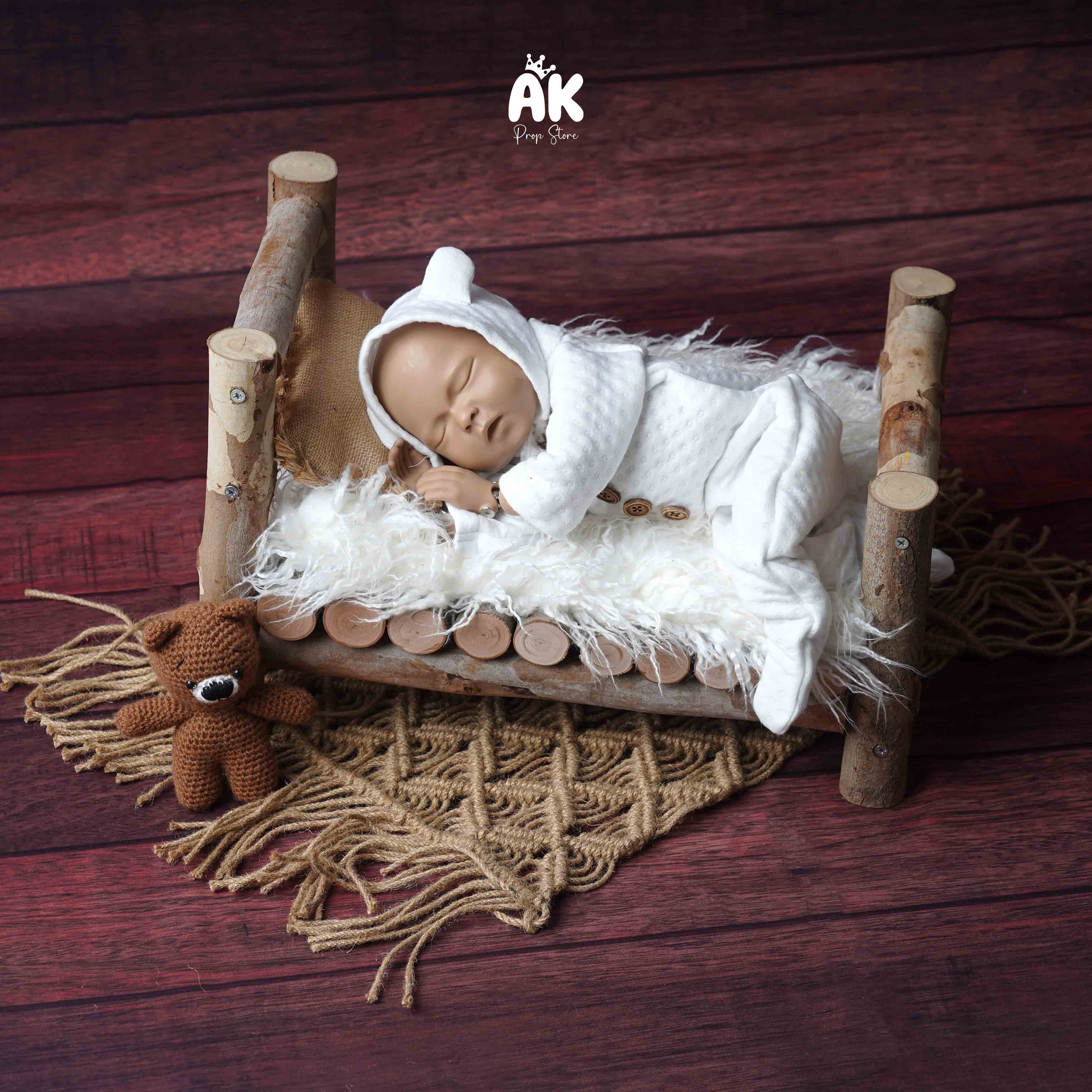 Log bed Theme - Newborn
