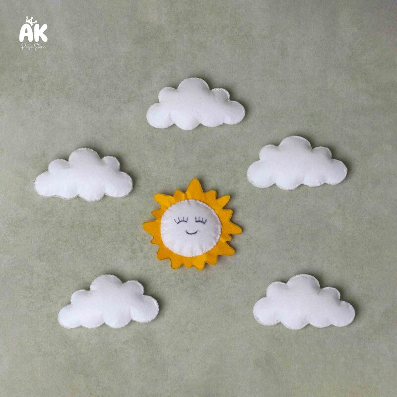 Felt Sun & Cloud Felt Sun & Cloud