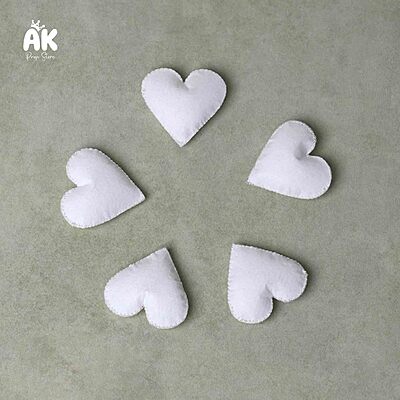 Felt Heart - Set of 5 Felt Heart - Set of 5