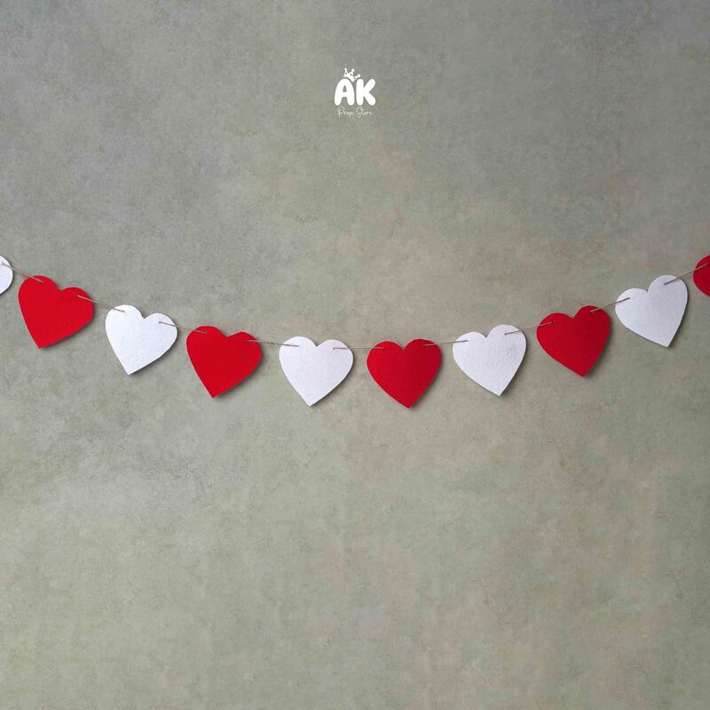 Felt Banner - Hearts Felt Banner - Hearts