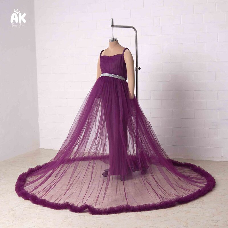 Zelena Gown - Purple -M-L Zelena Gown - Purple -M-L