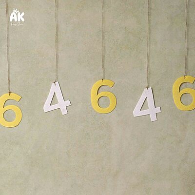 Six & Four Felt Banner Six & Four Felt Banner