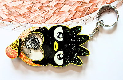 BANTE-MARU RESIN SHAKER KEYCHAIN BANTE-MARU RESIN SHAKER KEYCHAIN
