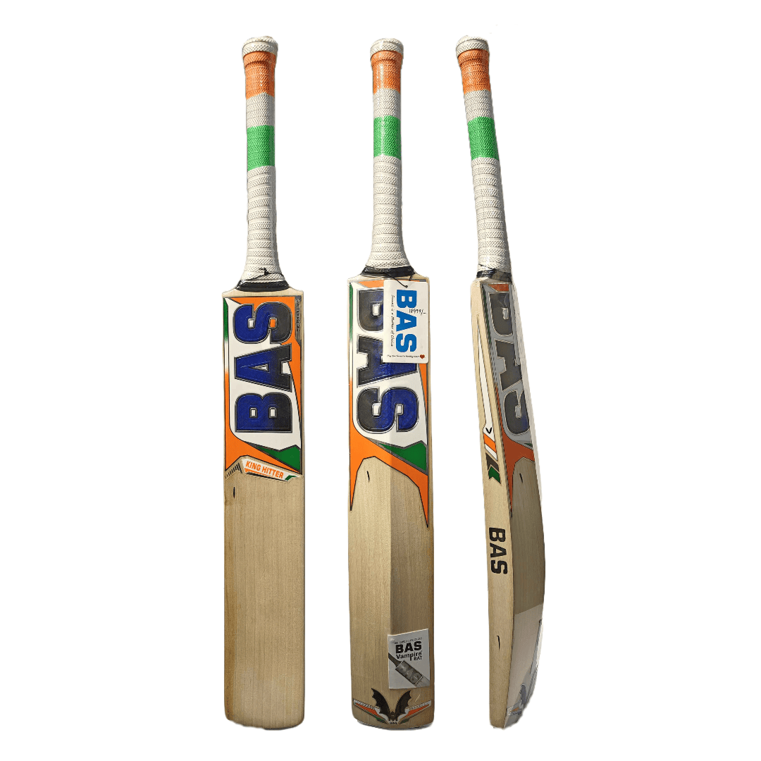 Bas Vampire King Hitter English Willow Cricket Bat Standard Size Bas Vampire King Hitter English Willow Cricket Bat Standard Size