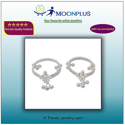Silver Baby Anklet 5inch (40grams)