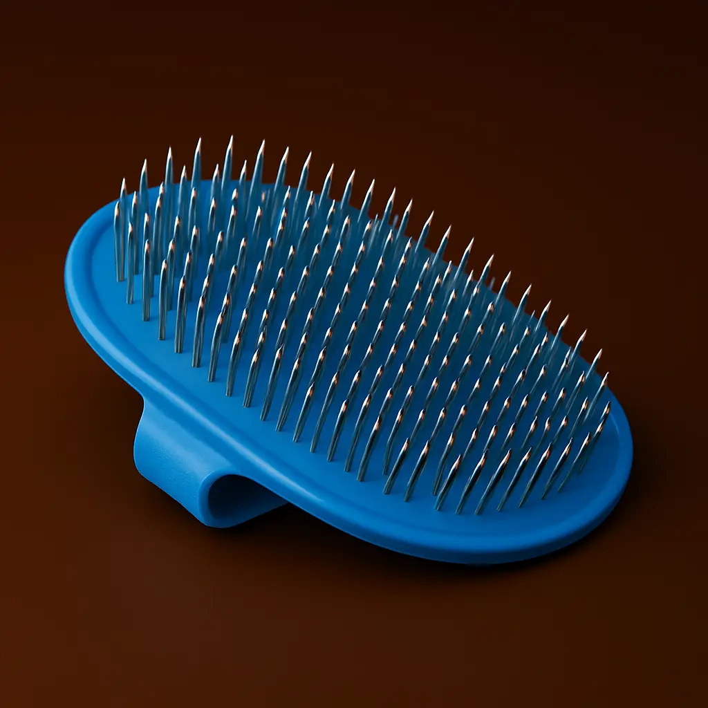 Pets Silicone Hair Removal Brush With Stainless Pin
