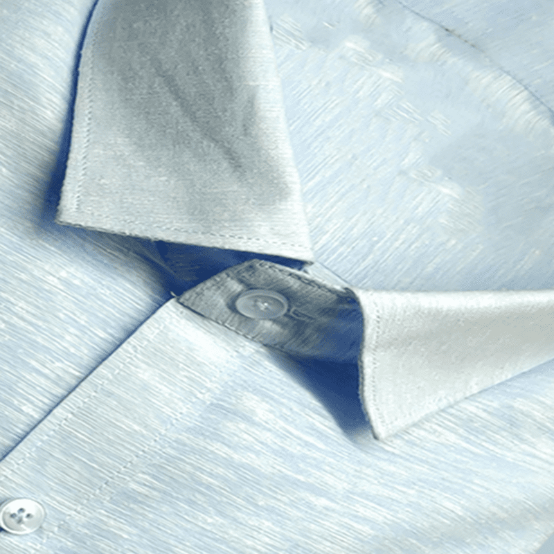 BLUE SELF DESIGN SHIRT