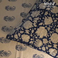 Motif Hand Block Print Cotton Bedsheet - Mango (60x90) Motif Hand Block Print Cotton Bedsheet - Mango (60x90)