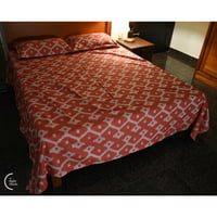 Beyond Print Collection Cotton Bedsheet - Opaque Red (90x100) Beyond Print Collection Cotton Bedsheet - Opaque Red (90x100)