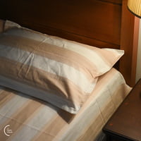 Align Collection Cotton Bedsheet - Beige (90x100)