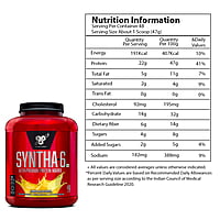 BSN Syntha 6 Protein Powder - 5 lbs, 2.27 kg (Vanilla Ice Cream) BSN Syntha 6 Protein Powder - 5 lbs, 2.27 kg (Vanilla Ice Cream)