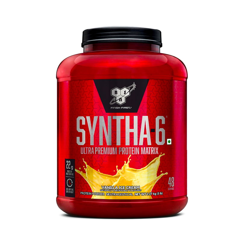 BSN Syntha 6 Protein Powder - 5 lbs, 2.27 kg (Vanilla Ice Cream) BSN Syntha 6 Protein Powder - 5 lbs, 2.27 kg (Vanilla Ice Cream)