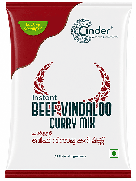 CINDER INSTANT BEEF VINDALOO MIX - 75G
