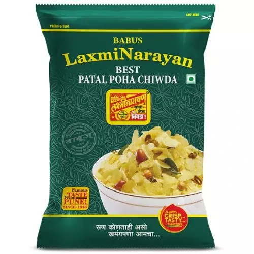 Babus Laxminarayan Patal Poha Chiwda- 250g Babus Laxminarayan Patal Poha Chiwda- 250g
