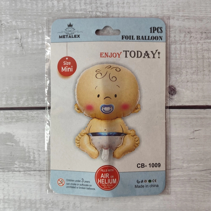 Baby Boy Foil Balloon Baby Boy Foil Balloon