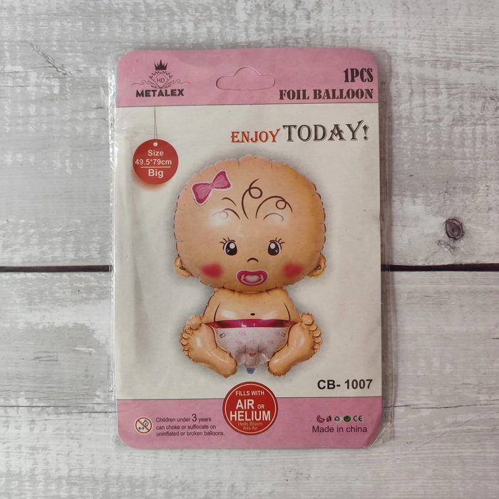 Baby Girl Foil Balloon Baby Girl Foil Balloon