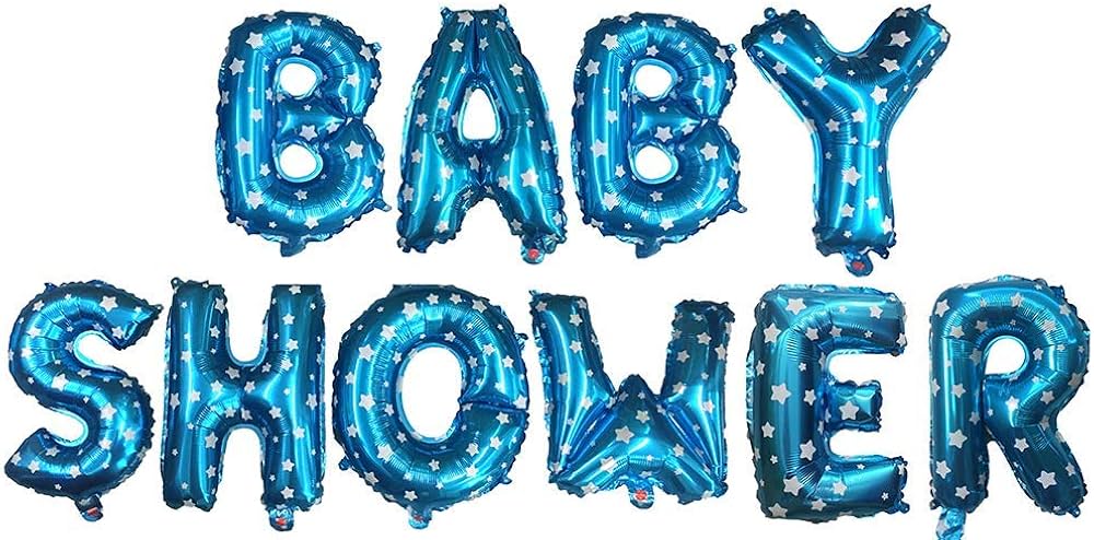 Baby Shower Foil Banner (Blue) Baby Shower Foil Banner (Blue)